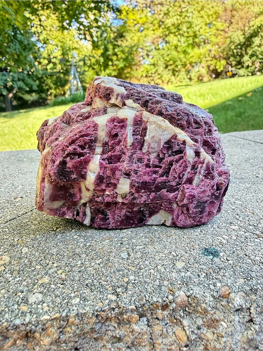 Raw Pink Tourmaline with Lepidolite and other Mineral Specimen